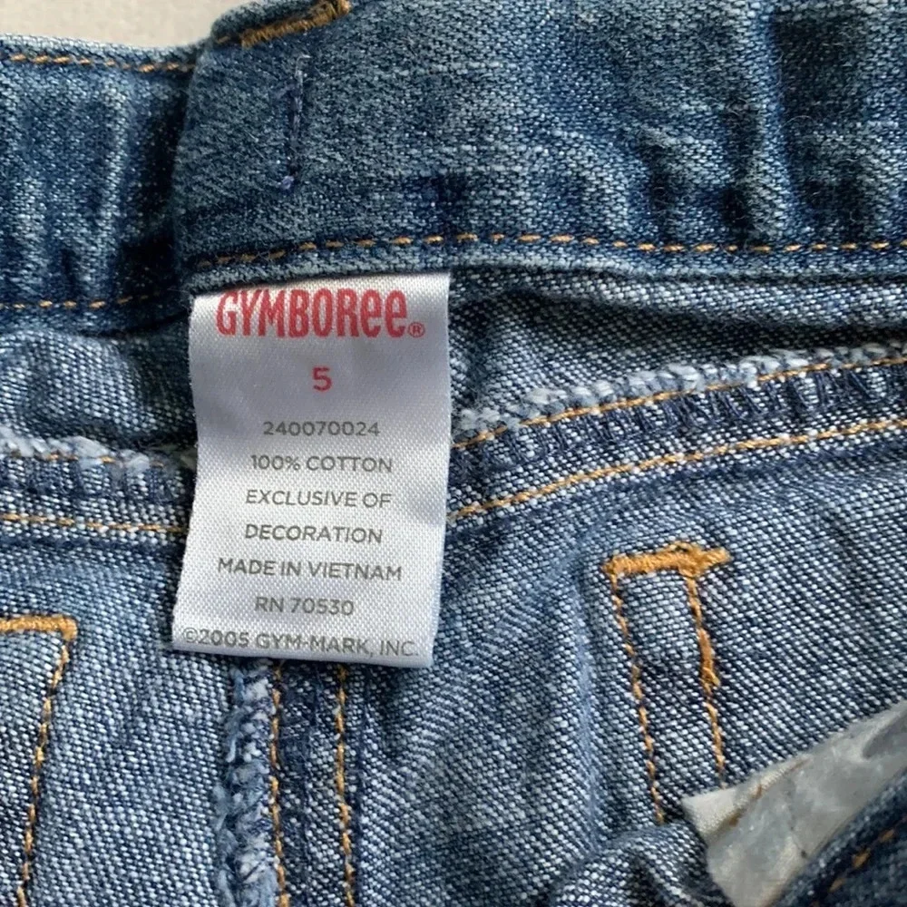 Gymboree size 5t girls flare jeans Gingerbread house embroider sugar and spice